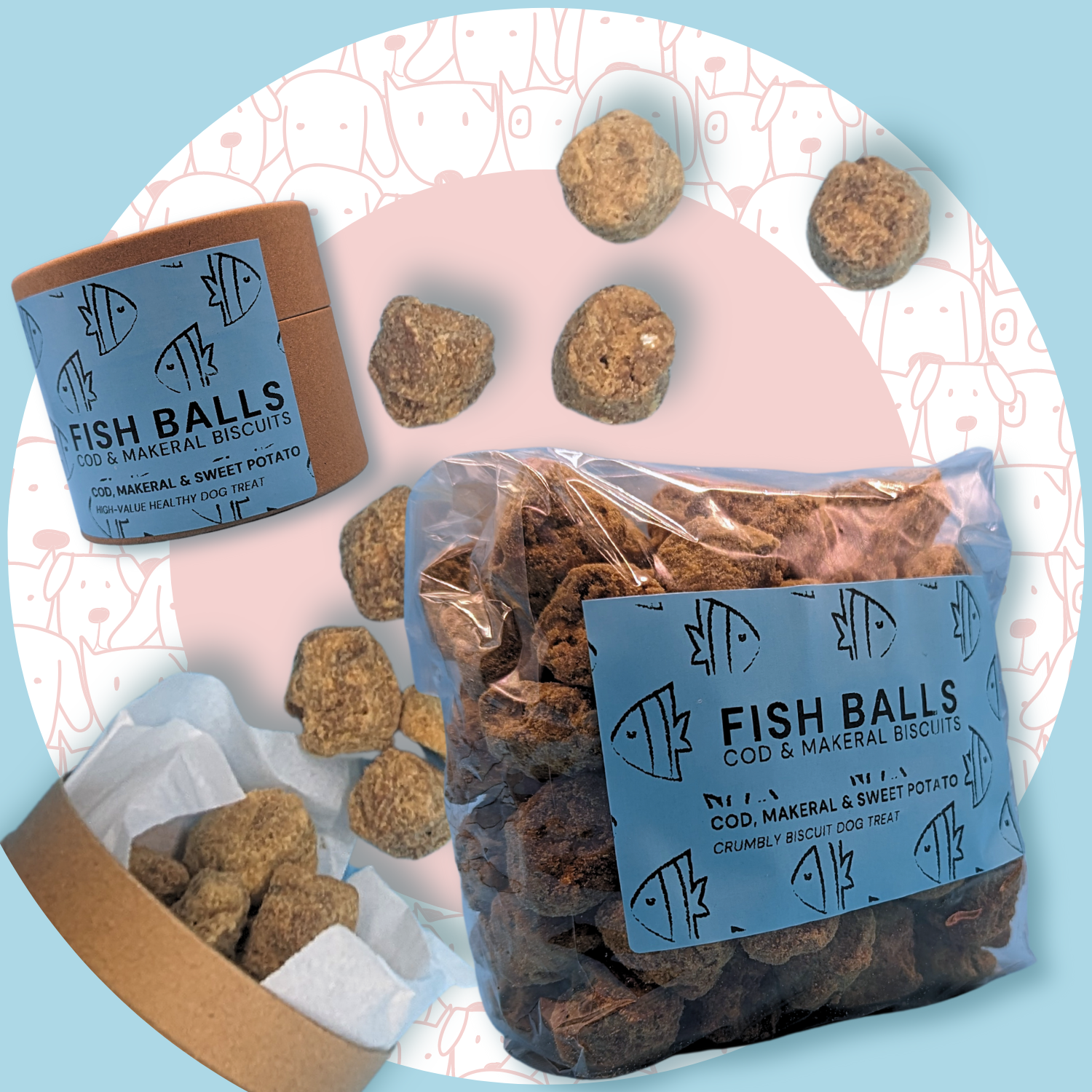 Fish Ball Biscuits Project Happy Dog
